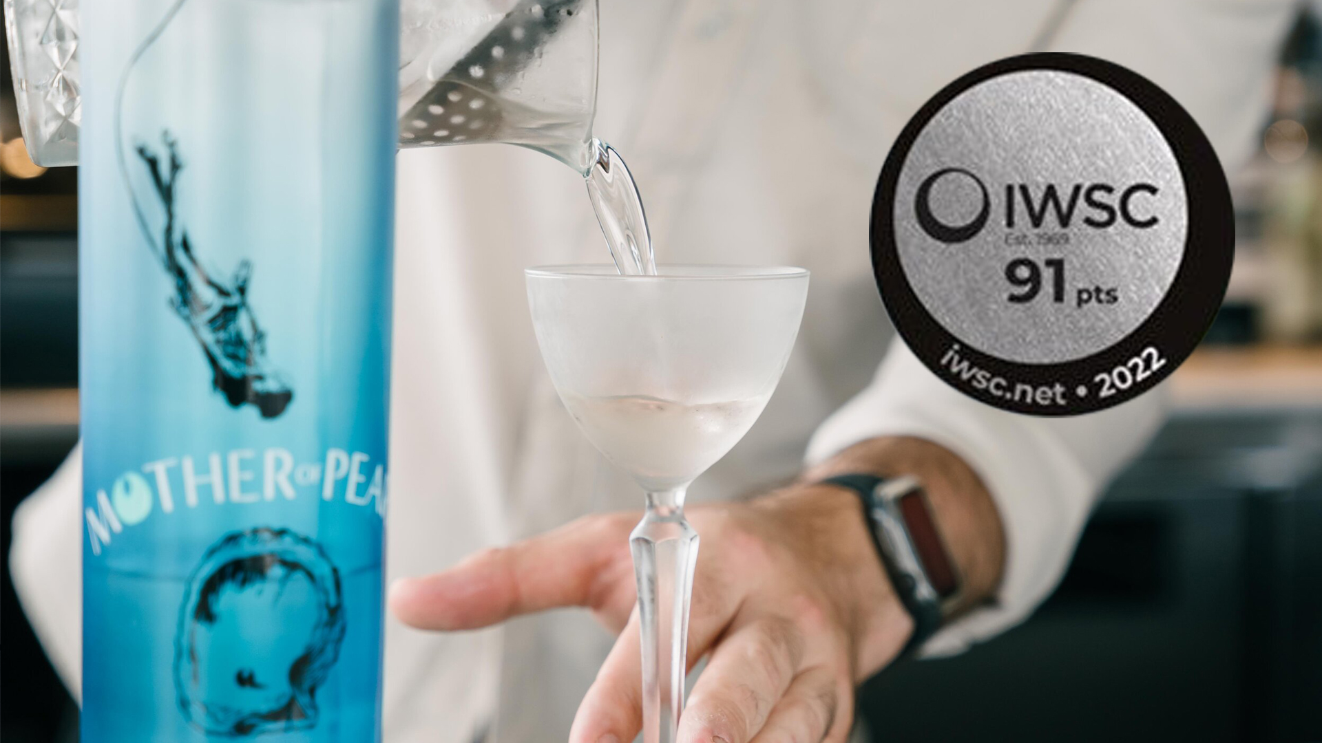 MOTHER OF PEARL VODKA – AWARDED SILVER MEDAL AT THE IWSC 2022 AWARDS